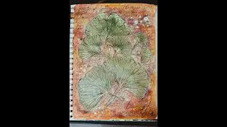 Be-Leaf in yourself! #watercolorpainting #mixedmedia #artist #artideas #botanicalart #abstractart