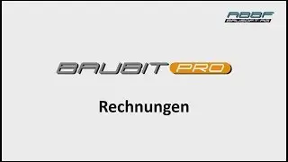 BauBit PRO: Rechnungen