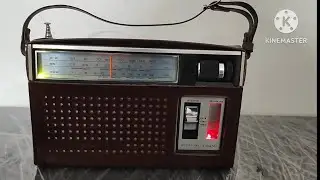 New  National Panasonic R-312 radio(1970's), works on 4.5V(NOT FOR SALE).