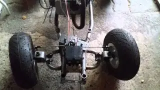 HOMEMADE BIG SCALE 49cc RC CAR - Steering & test [PART2] 4K HD