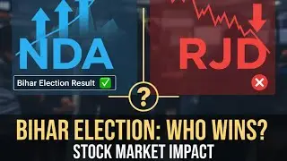 Bihar Election Result: NDA or RJD? Stock Market Braces for Impact #biharelection2025 #stockmarket