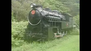 美唄東名駅 保存車両　鉄道遺産　4110タンク機関車