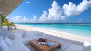 4K Oceanfront Paradise 🌊 Relax Music for Deep Calm, Beach Ambience & Peaceful Escape