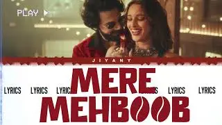 Mere Mehboob Lyrics Video -Vicky Vidya Ka Woh Wala Video (Color Coded Lyric Video Hindi/Rom/English)