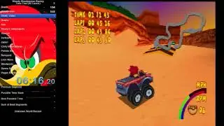 Woody Woodpecker Racing (PS1) All Time Trials speedrun in  36:19