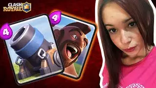 JOGUEI COM DECK DE MORTEIRO PELA PRIMEIRA VEZ - Clash Royale