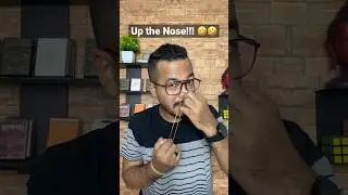 Up the Nose!!! 😂😂 #shorts #magic #youtubeshorts #shortsvideo