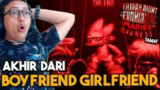 AKHIR DARI BOYFRIEND DAN GIRLFRIEND ! TAMAT ! Mario Madness V2 Friday Night Funkin MOD