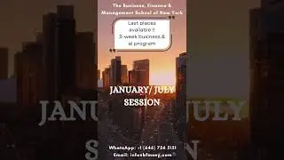 Are you interested in coming to New York to study? #study #newyork #businesschool #student