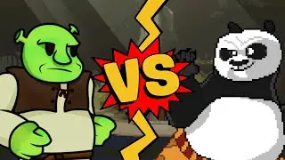 M.U.G.E.N. Battles | Shrek vs Po | Shrek vs Kung Fu Panda