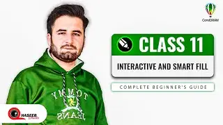 CorelDRAW Class 11 | How to use Interactive and Smart Fill Tools in CorelDRAW