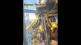 Batman The Ride POV Six Flags Over Texas #batman #pov #rollercoaster #sixflagsovertexas #themepark