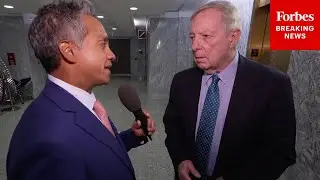 Watch Durbin's Reaction When Asked If Trump Deserves Nobel Peace Prize For Israel-Hamas Peace Deal