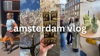 amsterdam vlog | busy days as a co-founder, in my running era, spring time in the city