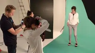 Backstage tijdens lookbook fashionshoot Promiss Fashion