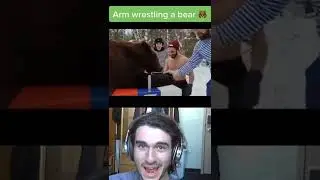 Arm Wrestling a Bear!
