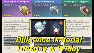 How to get Teachings Guide of Diligence Talent Material for Xiangling and Chongyun in Genshin Impact