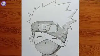 How to Draw Kakashi Hatake | Easy Kakashi Drawing | Kakashi drawing Step by Step for Beginners