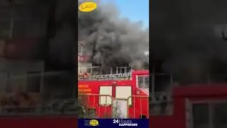 Massive Fire Breaks Out in Rubber Warehouse in Jaipur | Rajasthan Fire Incident
