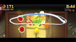Jeu Video 🎮 Fruits Ninja Zen le Score 384