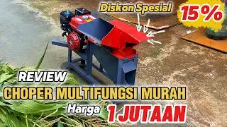 POTONGAN HARGA SAMPAI 400 RIBU‼️Review Mesin Pencacah Rumput Serbaguna Termurah!!