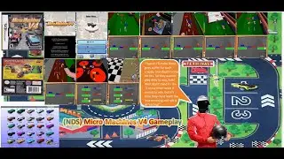 (NDS) Micro Machines V4 Gameplay