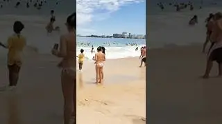 🇧🇷 Leblon Beach  Rio's Quiet Paradise🌴