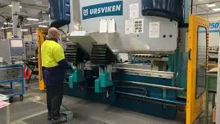 Ursviken Press Brake in action at Roband