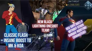 Classic Flash boosts MK & KoA, DCU Superman tests & new Black Lightning team! Injustice 2 Mobile