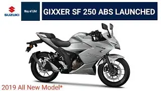 2019 Suzuki Gixxer SF 250 ABS🔥 Launched in India | Price? | Features & Specs