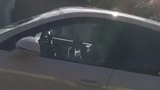 Car Driver caught using mobile phone