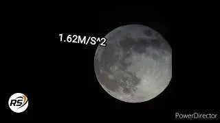 (Video-48) Surface gravity of each planet,sun and moon