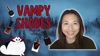 top 5 vampy nail polish shades | hoa hoa hoa hoa ho season 🧛