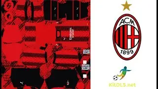 Kit, Logo AC Milan DLS Dream League Soccer 2023 - 2024