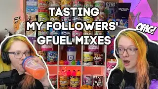 GFUEL Flavor Mix Challenge (SURPRISING!!) | GFUEL KOSMICKAIT