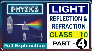 10th PS - U9 - P4 - LIGHT REFLECTION REFRACTION #LIGHT REFLECTION REFRACTION #PHYSICS
