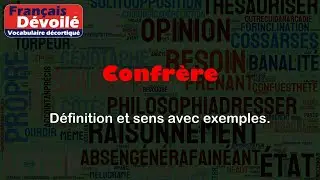 Confr&egrave;re