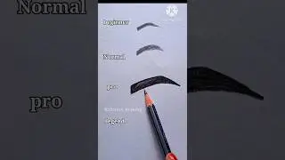 Realistic eyebrow drawing #short #trending