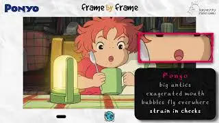 Character Specificity | PONYO Animation Analysis #agorastudio #framebyframe #studioghibli