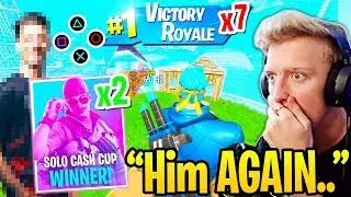 Controller King *DESTROYS* TFUE then WINS *BACK TO BACK* Solo Cash Cups!
