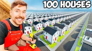 MrBeast Built 100 Houses!! Give Away❤️🙏🏻@mrbeasthindi @youtubecreators @MrBeast @BeasttBehind 
