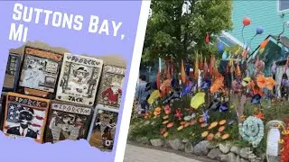 Downtown Suttons Bay On The Leelanau Peninsula Of Michigan.
