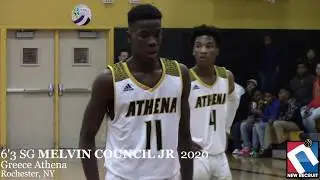 New Recruit Media LLC presents: 6'3 PG MELVIN COUNCIL 2020 / Section V Showcase