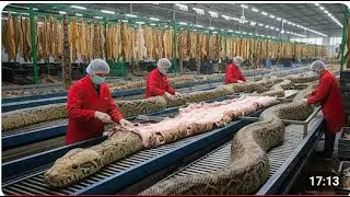 Inside the Snake Leather Factory – How Snake Skin Becomes Luxury Jackets & Bags | Complete Process