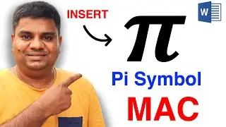How To Insert Pi Symbol In Word (MAC) - &pi;