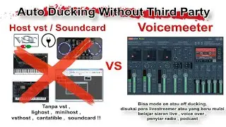 Auto Ducking Voicemeeter Without Third Party