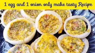 1 onion 1 eggs! Quick recipe perfect for breakfast. Delicious potato omelet recipe