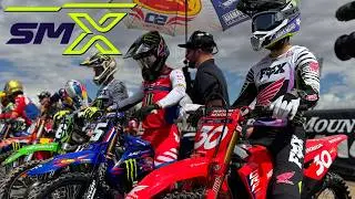 Cheap Shots at Supermotocross Final! Riders Crash in Tricky Sections! 