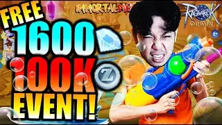 WET AND WILD EVENT!! FREE 1600 DIAMONDS & 100K ZENY!! - RAGNAROK ORIGIN