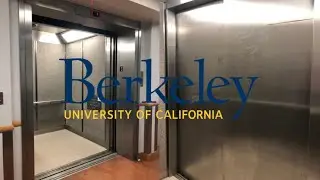 GIANT 2 Speed Door! OTIS Traction Elevators-Barker Hall-UCB-Berkeley, CA